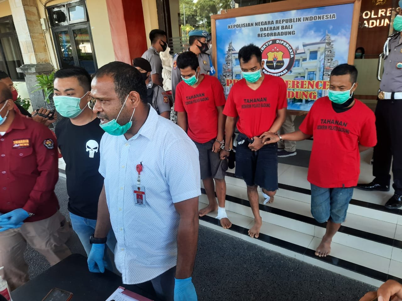 Komplotan Maling Gasak 12 Mesin Traktor dari Berbagai Wilayah di Bali