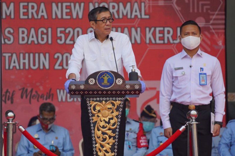 podiumnews.com-Kemenkumham Usul 520 Satuan Kerja Jadi Wilayah Bebas Korupsi