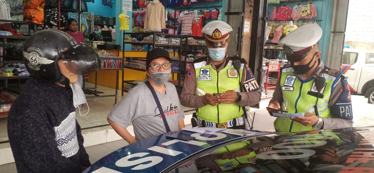 podiumnews.com-Ops Lempuyang Badung, Dominasi Pelanggar Pengendara Roda Dua
