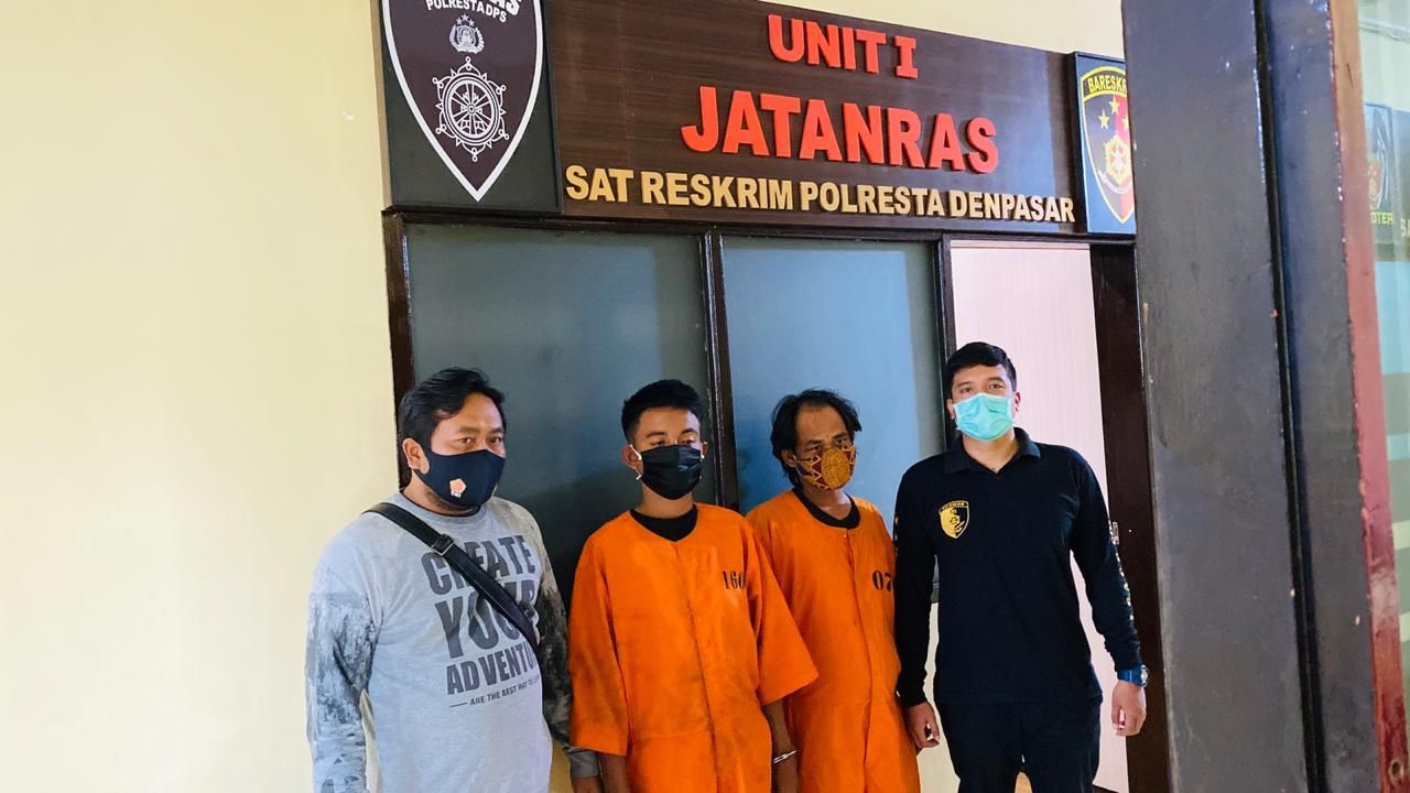 Polisi Ringkus Dua Pencuri Rumah Kos di Denpasar 