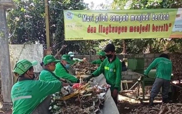 TPS3R Denpasar Olah Sampah Organik Hasilkan 15 Ton Kompos Per Bulan 