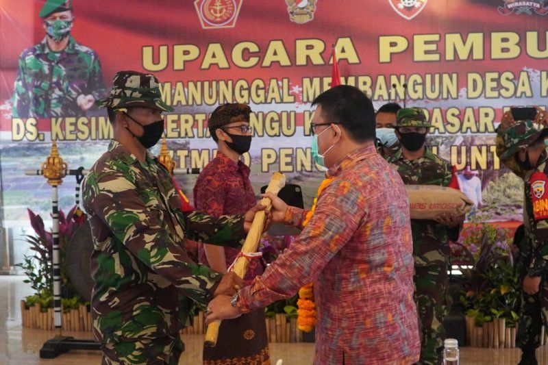 podiumnews.com-Pemkot Denpasar alokasikan Rp1,2 miliar dukung TMMD ke-109