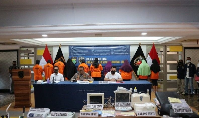 Klinik Aborsi Digerebeg Polisi, Cari Pasien Lewat Situs Website