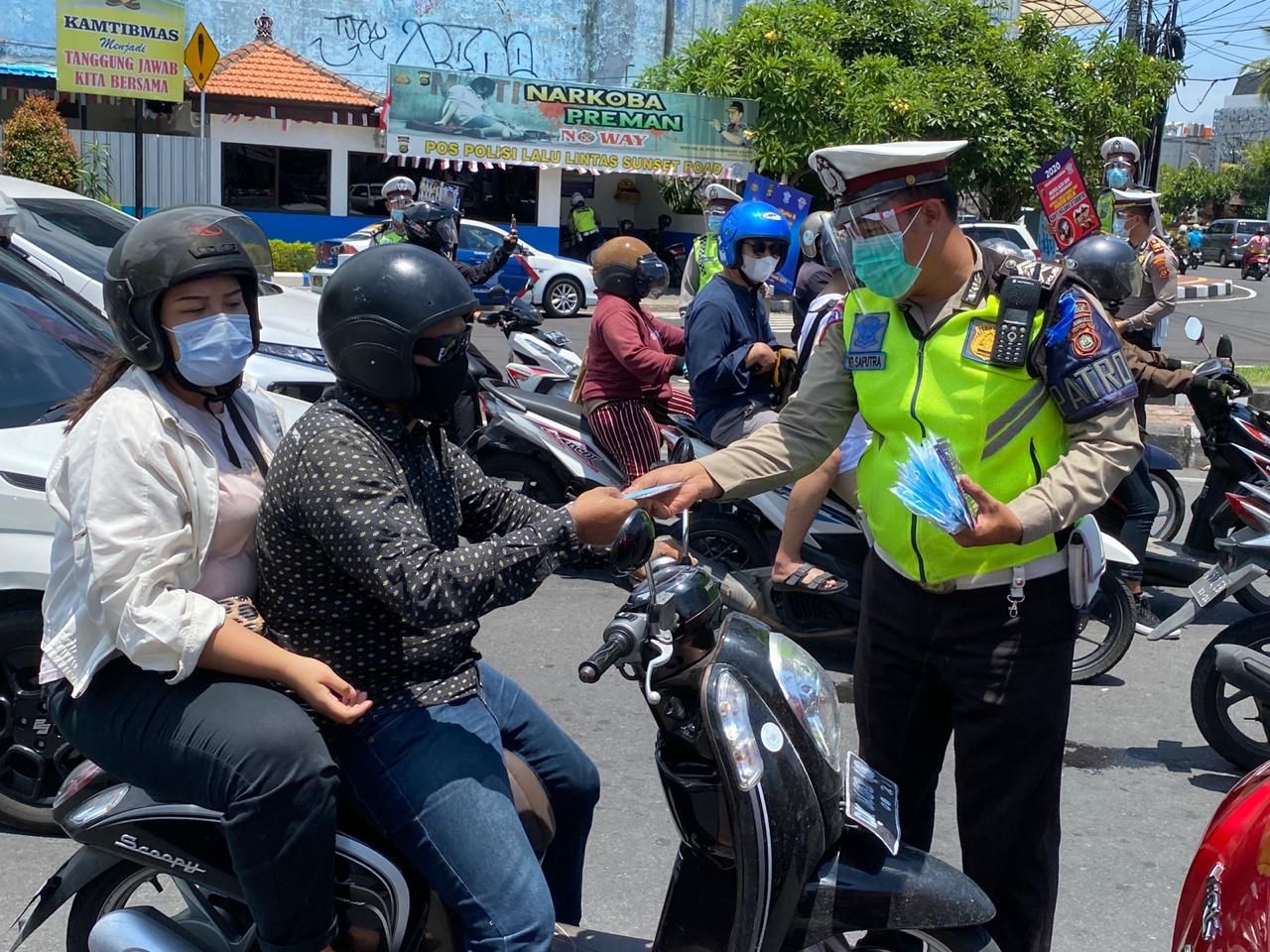 podiumnews.com-Polresta Denpasar Tak Berlakukan Tilang Pengendara Saat Ops Zebra