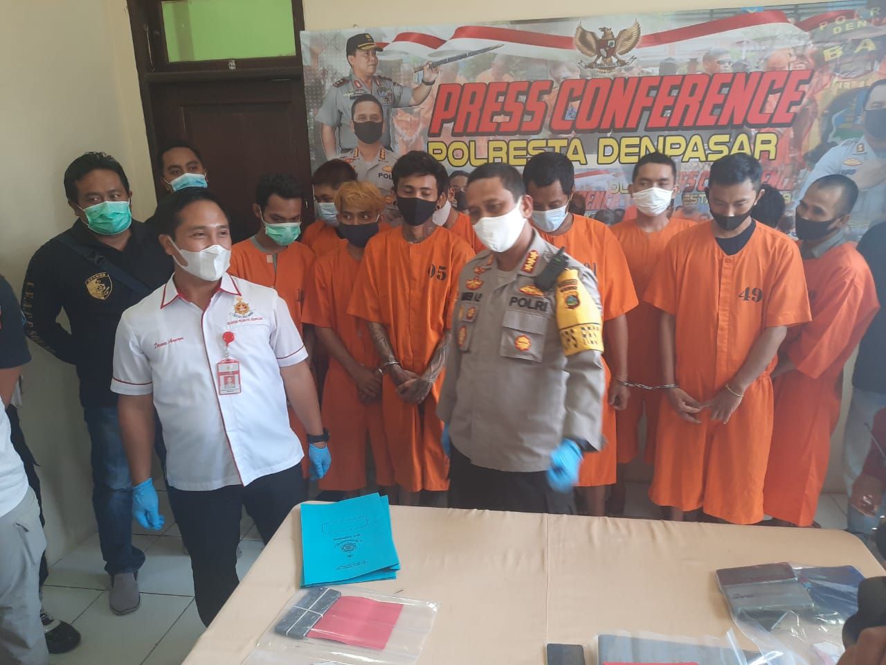 podiumnews.com-Selama Ops Sikat, Polresta Denpasar Tangkap 12 Pelaku Kejahatan