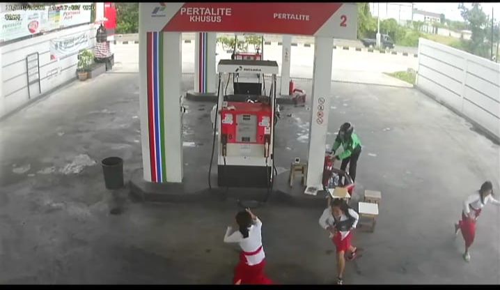 podiumnews.com-Polisi Bentuk Tim Buru Perampok Bersenjata Api di SPBU Benoa