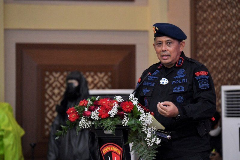 podiumnews.com-Antisipasi Ancaman Keamanan, Brimob Gelar "FGD" Bahan Kimia Berbahaya