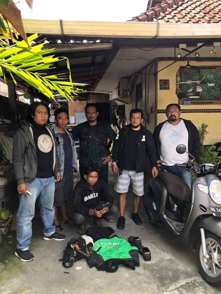 podiumnews.com-Dua Minggu Buron, Polisi Tangkap Rampok Bersenjata Api SPBU di Benoa 