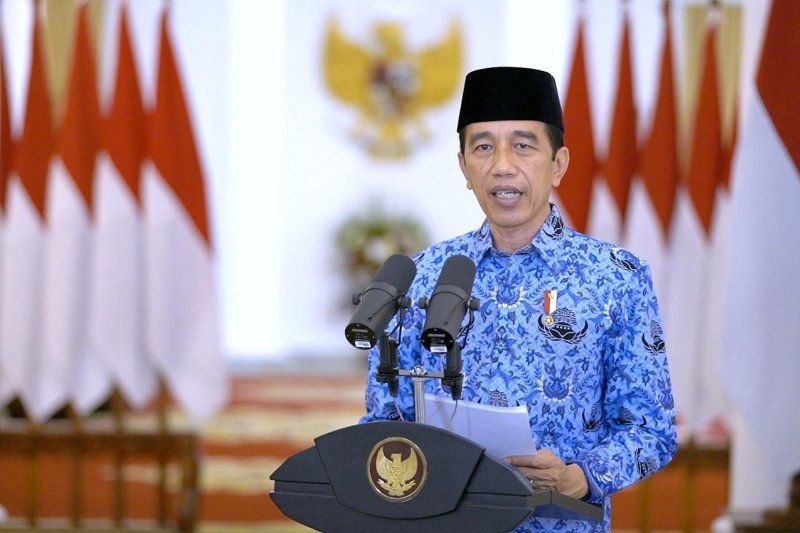 podiumnews.com-Presiden: Semangat Pengabdian Korpri Patut Diapresiasi