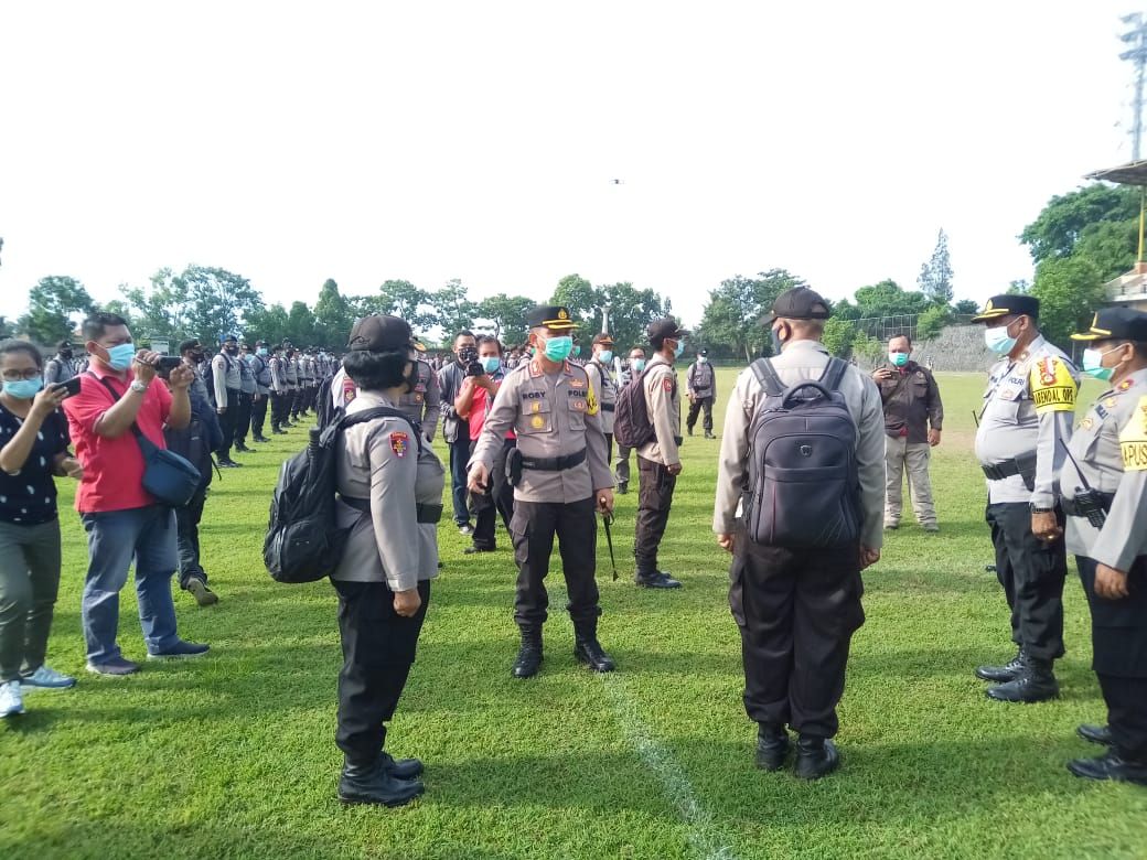 podiumnews.com-Amankan 39 Gereja Saat Rangkaian Nataru, Polres Badung Terjunkan 500 Personil