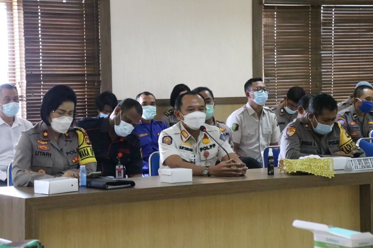 Polres Badung Gelar Rakor Ops Lilin Jelang Nataru