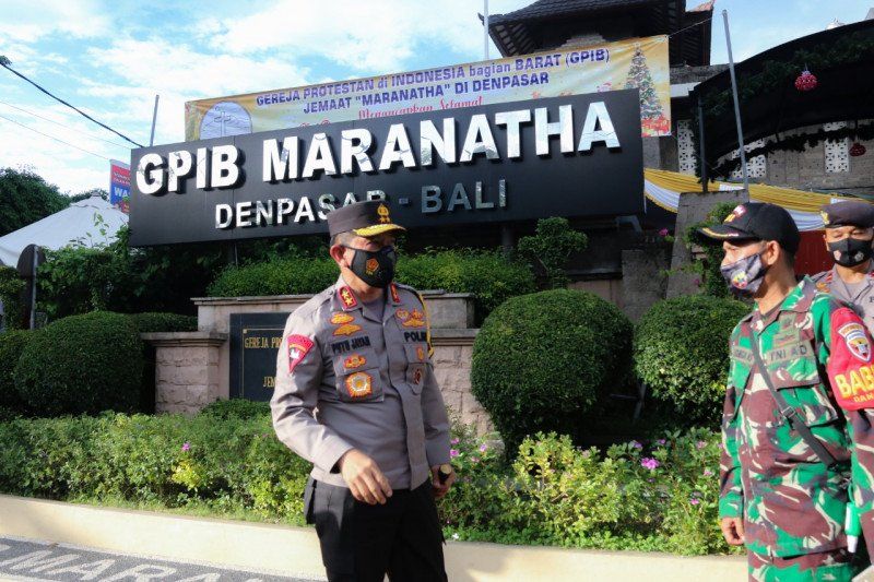 podiumnews.com-Polda Bali Siagakan Ribuan Personel Jaga Natal