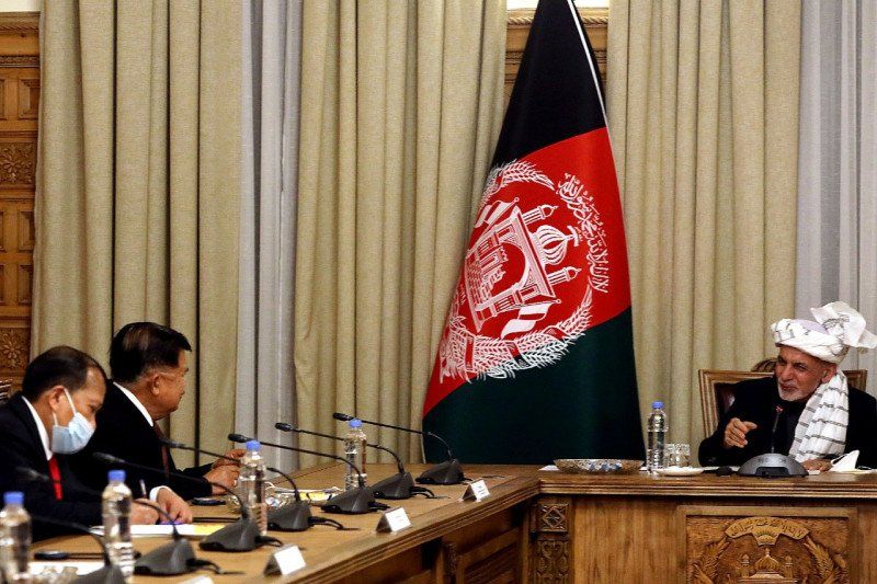 podiumnews.com-Presiden Afghanistan Minta JK Mediasi Pertemuan dengan Taliban