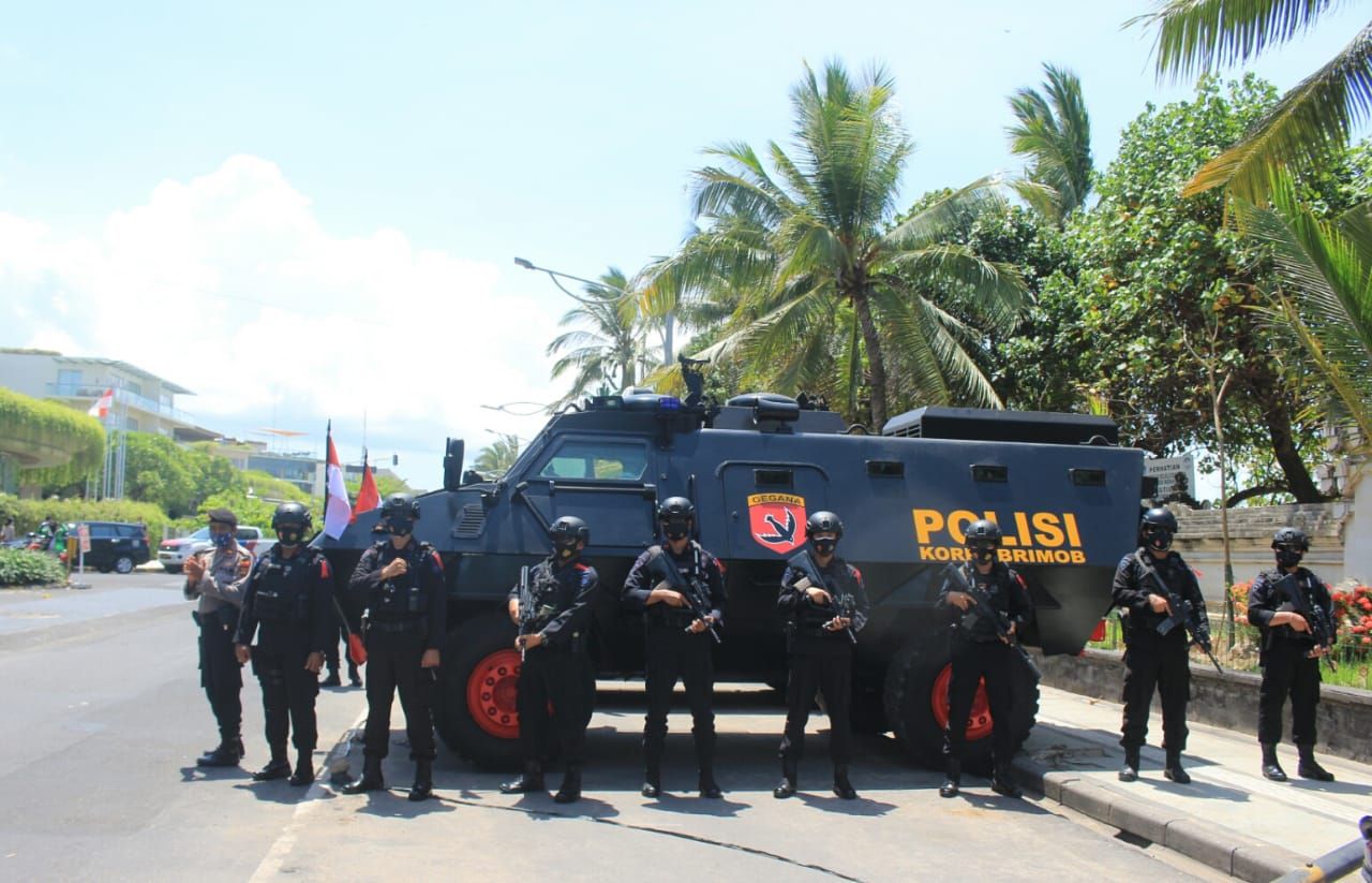 Polda Bali Terjunkan Kendaraan Baracuda Amankan Libur Akhir Tahun
