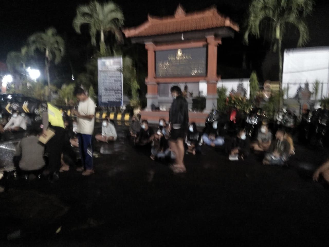 podiumnews.com-Polisi Amankan 36 Pelaku Balap Liar di Mengwi