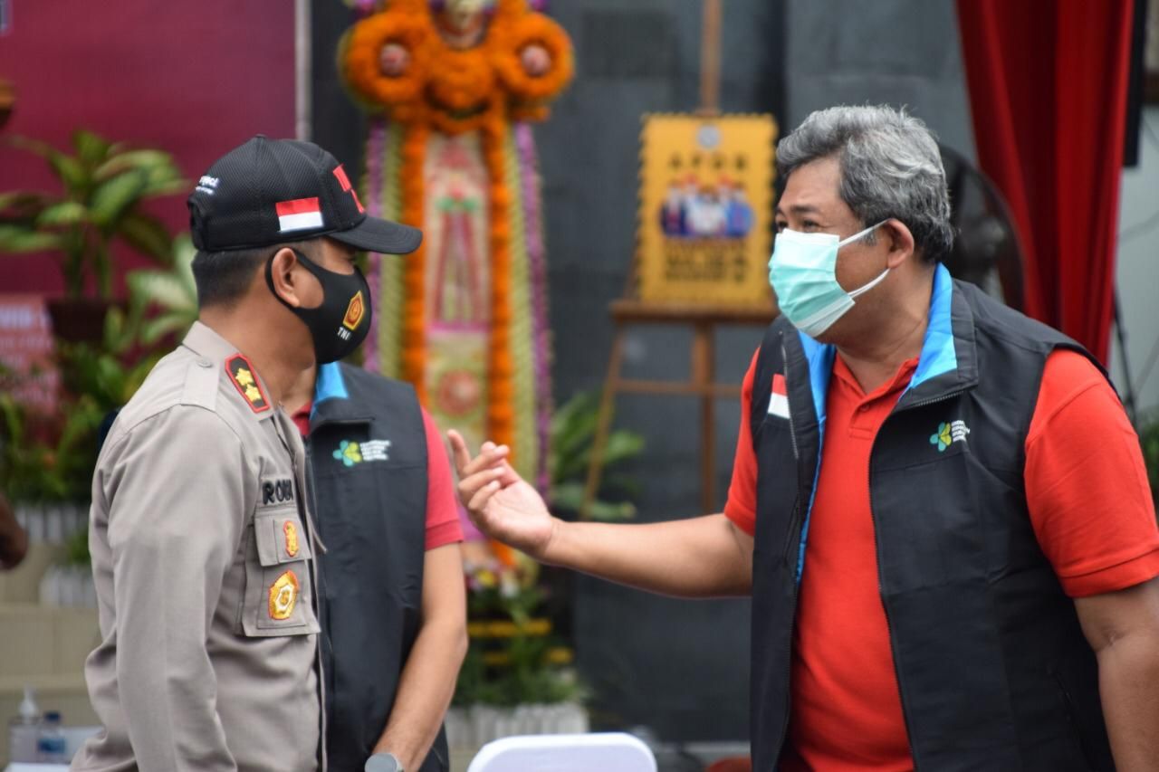 podiumnews.com-117 Pejabat Jalani Vaksninasi Tahap Pertama di Badung