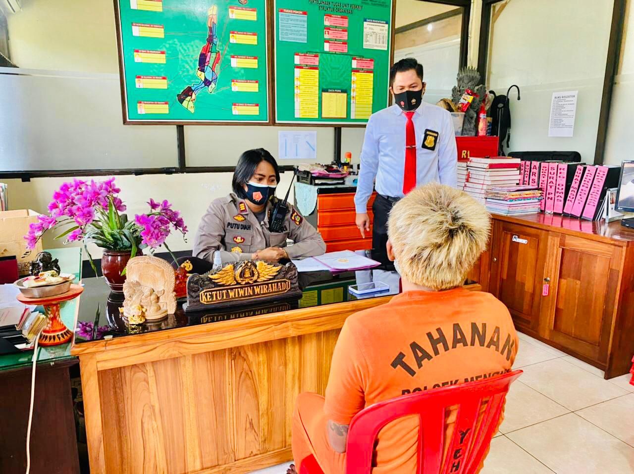 podiumnews.com-Polisi Ringkus Jambret Timpa WNA di Mengwi