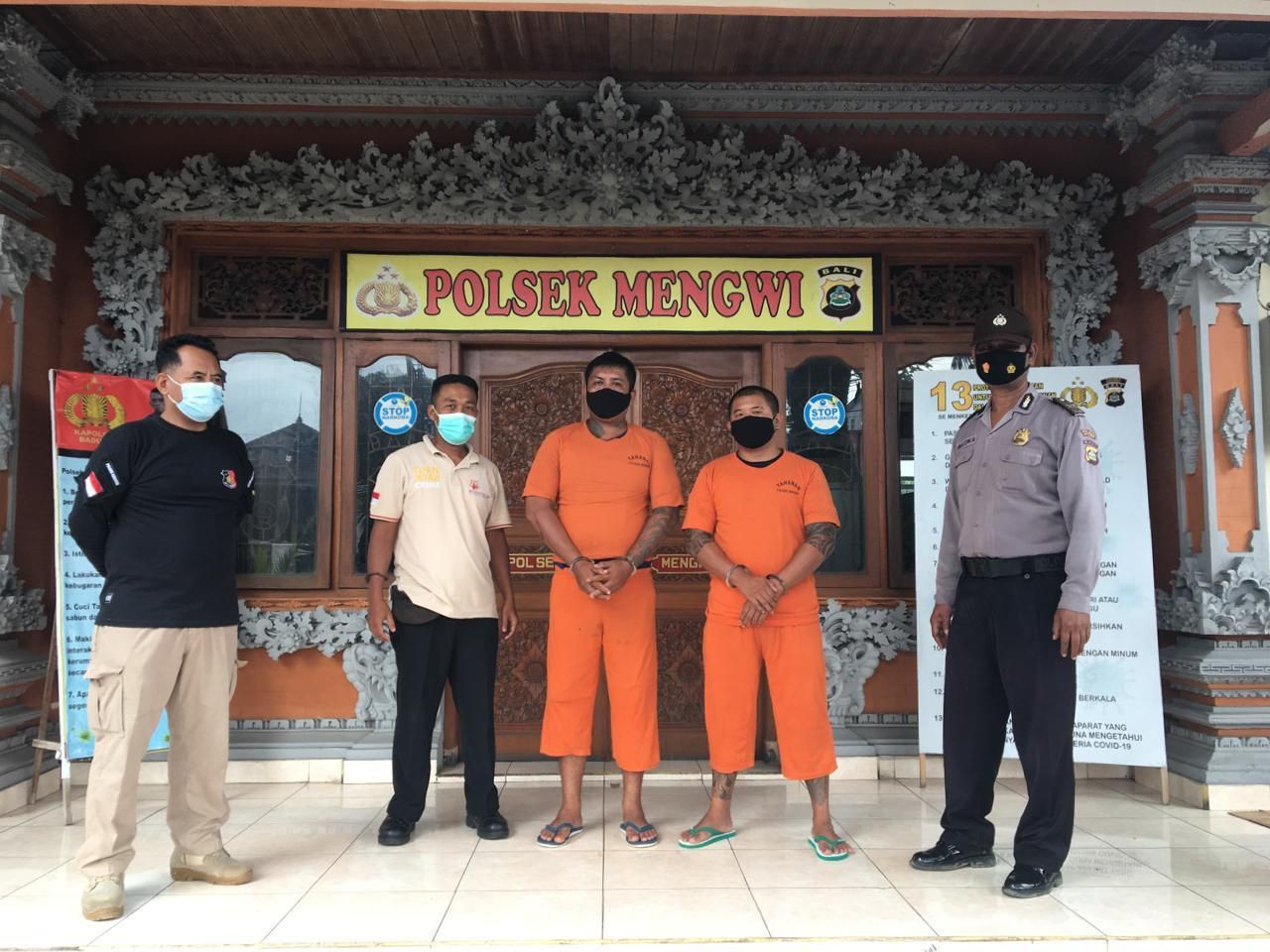 podiumnews.com-Polisi Tangkap Dua Anggota Ormas Terlibat Aksi Pengeroyokan di Mengwi