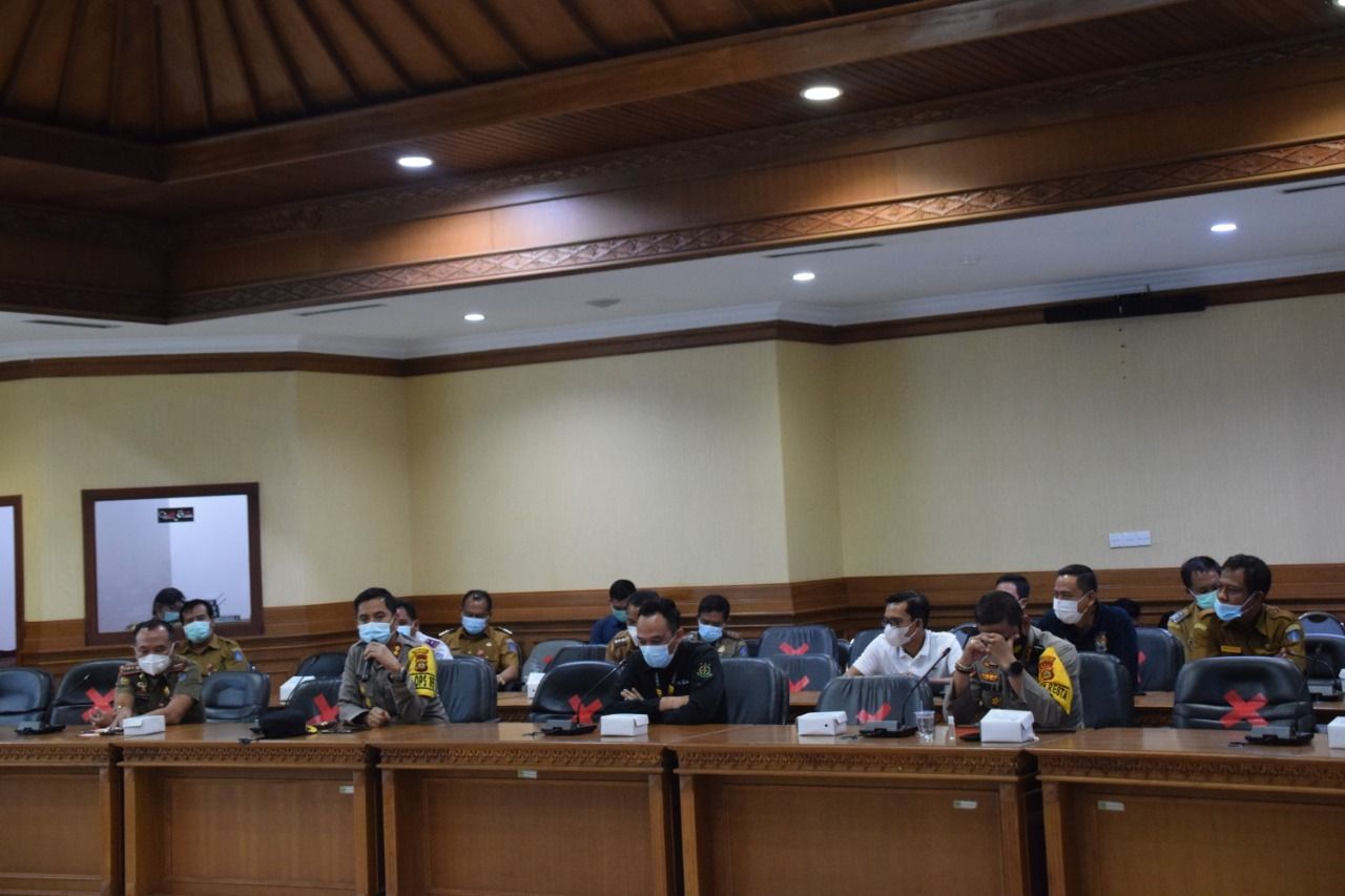 podiumnews.com-Kapolres Bersama Pemda Badung Koordinasi Terkait Perpanjangan PPKM