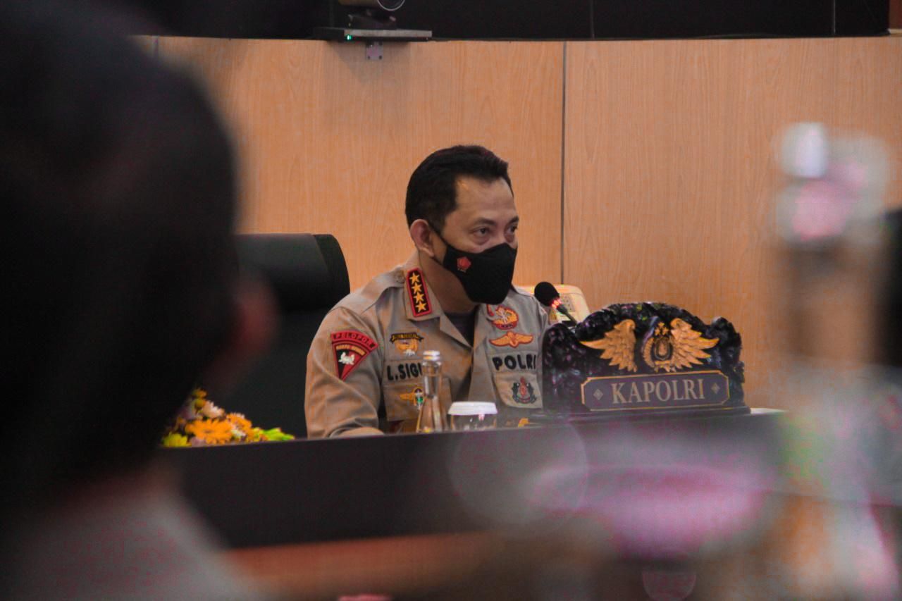 podiumnews.com-Kapolri Listyo Berikan Arahan Program ke Polda Bali