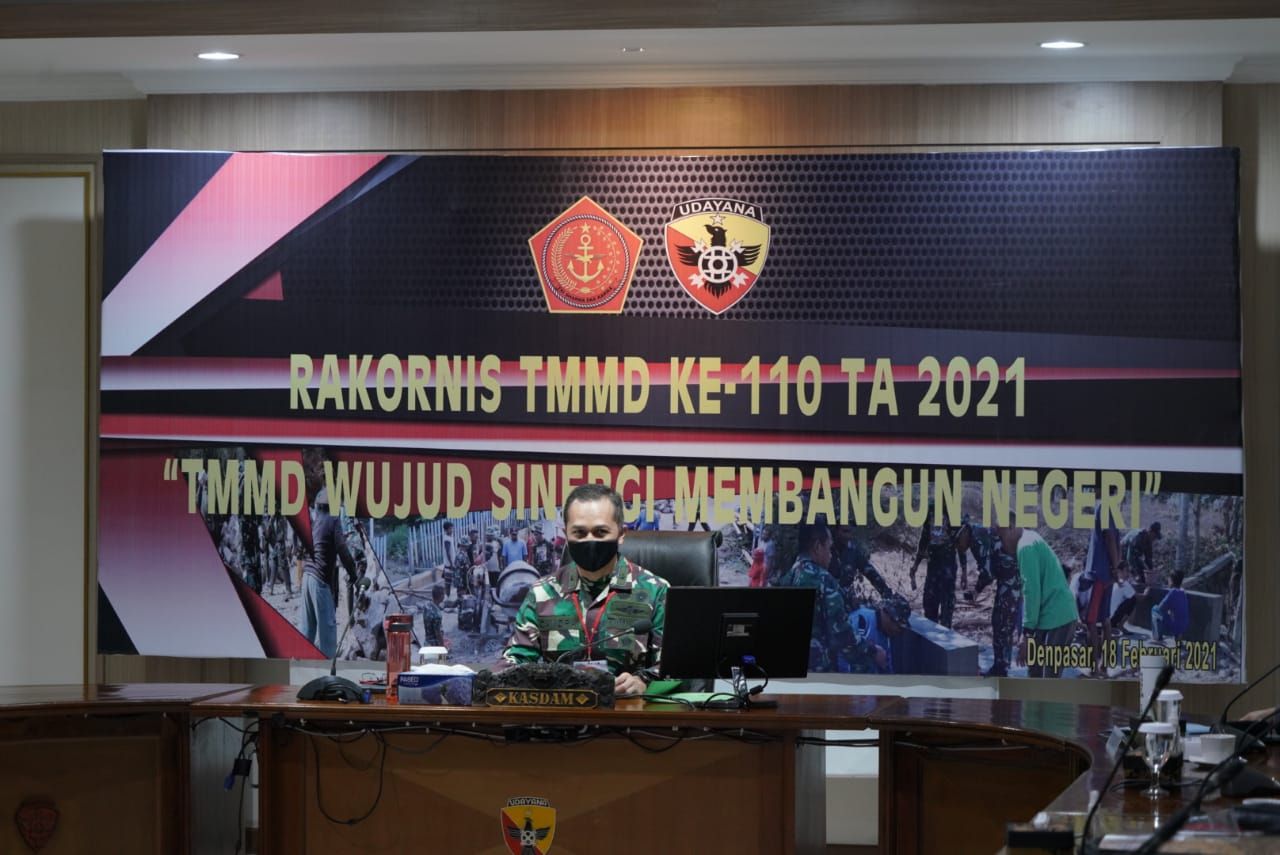 podiumnews.com-Pelaksanaan TMMD ke-110 Kodam Udayana Terpusat di Jembrana