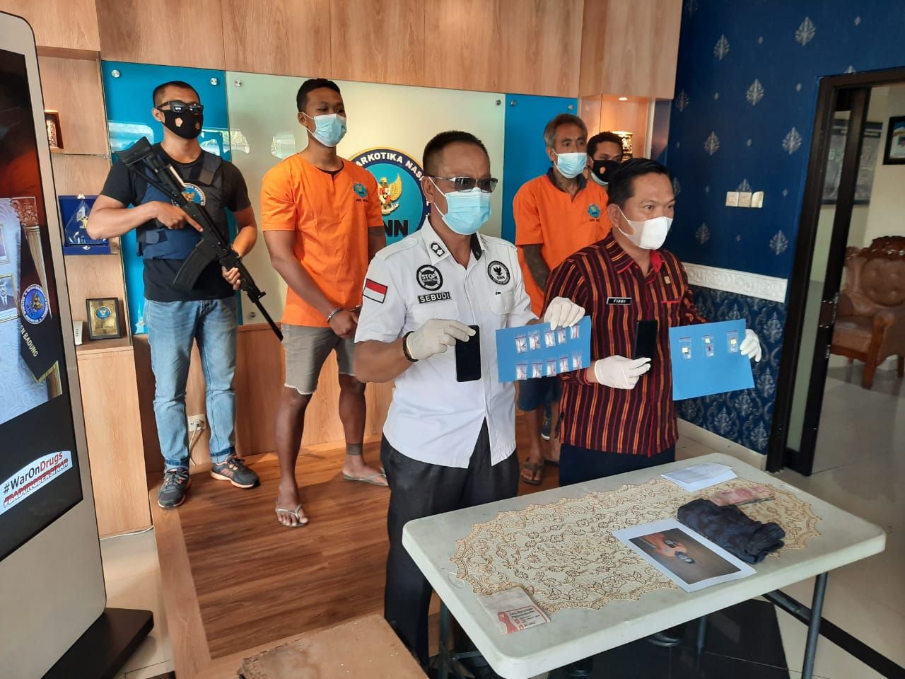 podiumnews.com-BNNK Badung Ungkap Peredaran Narkoba Jaringan Lapas Kerobokan