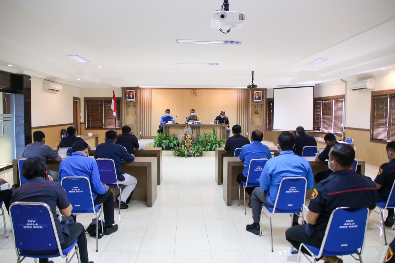 podiumnews.com-Jajaran Polres Badung Gelar Rapat Tindaklanjuti Kebijakan Kapolri