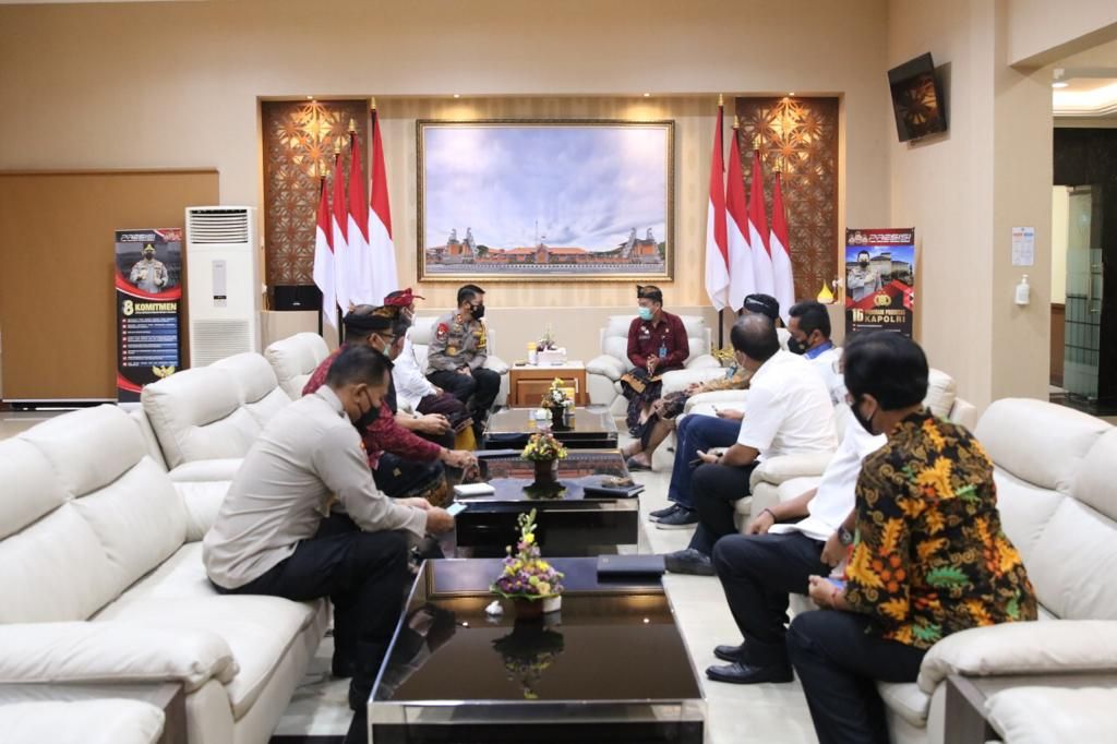 podiumnews.com-Kanwil Kemenkumham Bali Datangi Mapolda Pererat Kerjasama Penanganan Kasus WNA