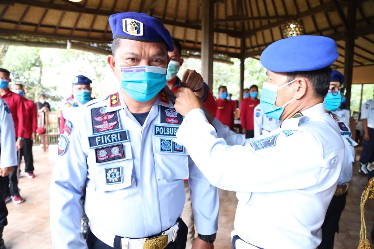 podiumnews.com-Kemenkumham Bali Kukuhkan Satopspatnal Pemasyarakatan Tahun 2021