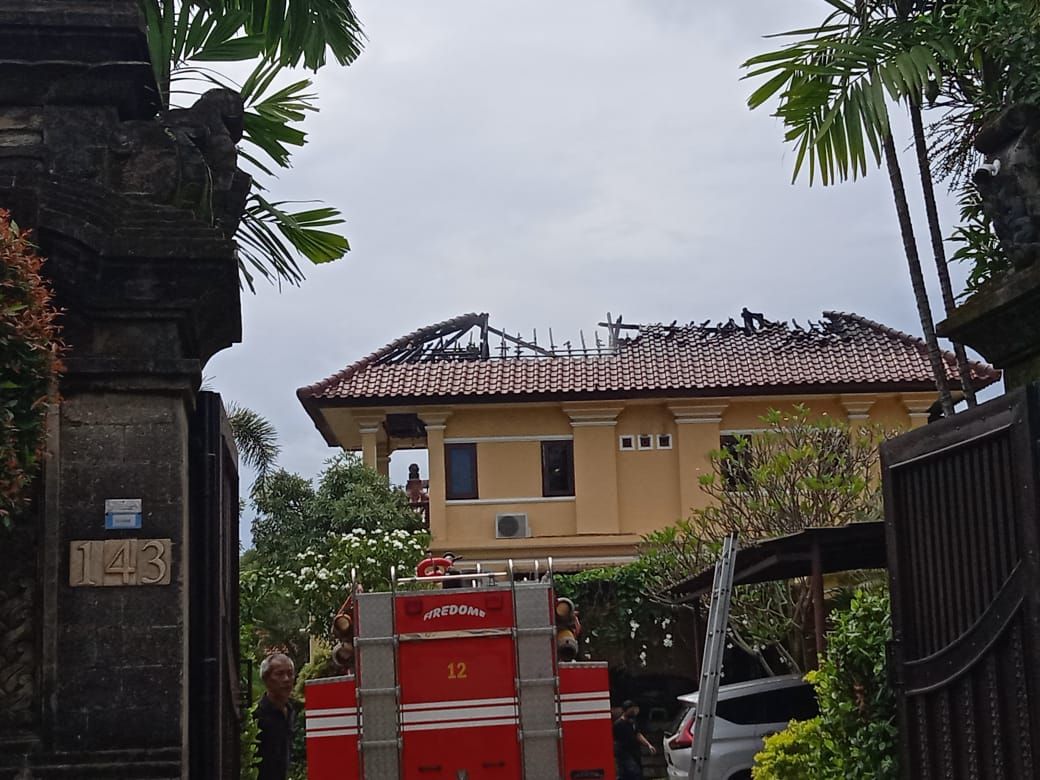 podiumnews.com-Kebarakan Timpa Sebuah Rumah Mewah di Denpasar 