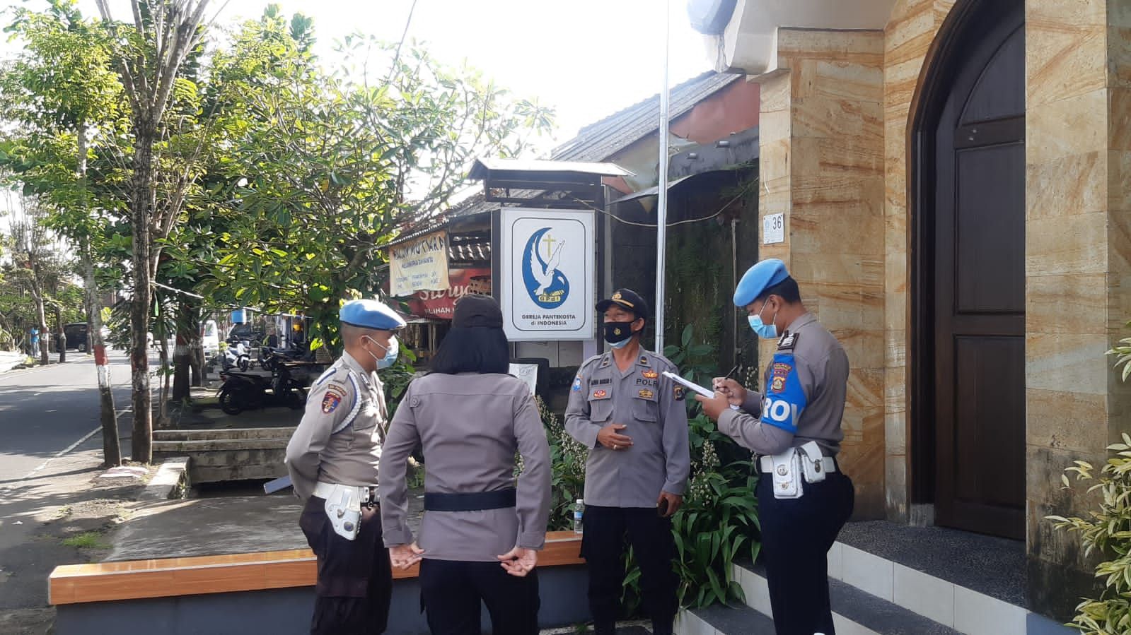 podiumnews.com-Pelaksanaan Paskah di Badung Dapat Pengamanan Ketat Kepolisian