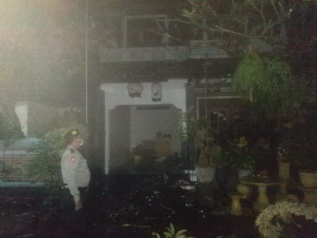 podiumnews.com-Kebakaran Landa Sebuah Rumah di Badung