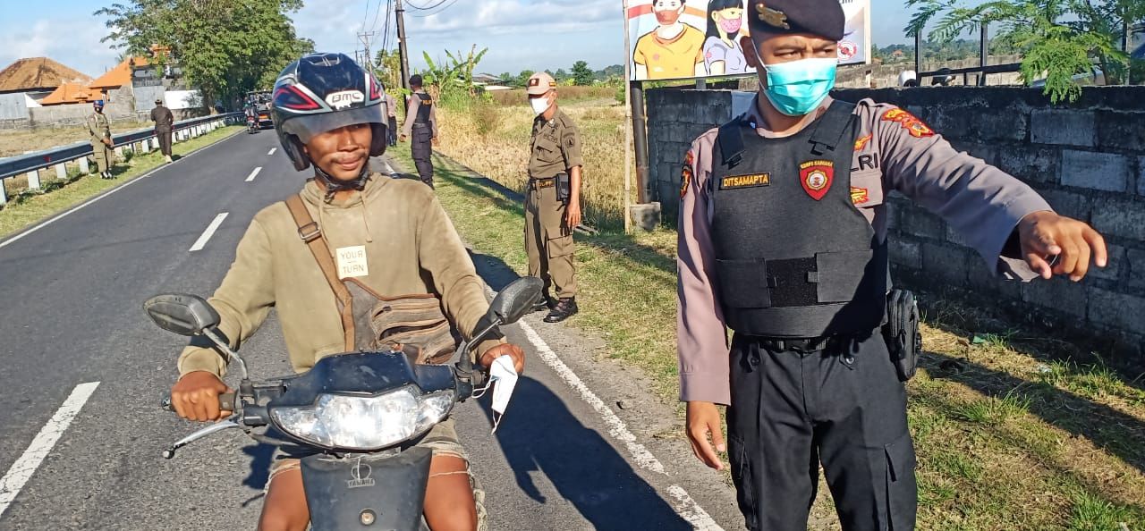 podiumnews.com-Tim Pemburu Prokes Badung Terus Lakukan Aksi Penertiban