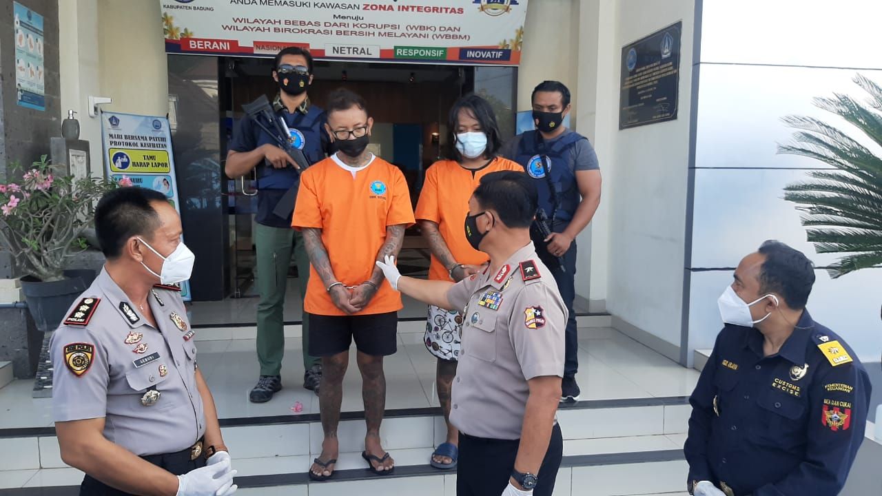 podiumnews.com-BNNK Badung Tangkap Dua Pengedar Narkoba Antar Provinsi dengan 9 Kg Ganja