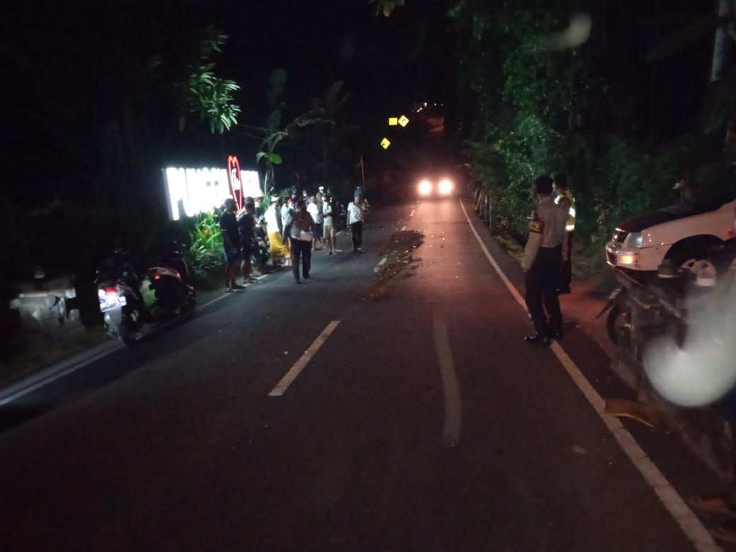 podiumnews.com-Tabrakan Maut Tewaskan Seorang Pemotor di Badung 