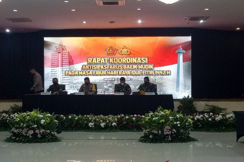 podiumnews.com-TNI-Polri Gelar Rakor Pengamanan Arus Balik Lebaran 2021