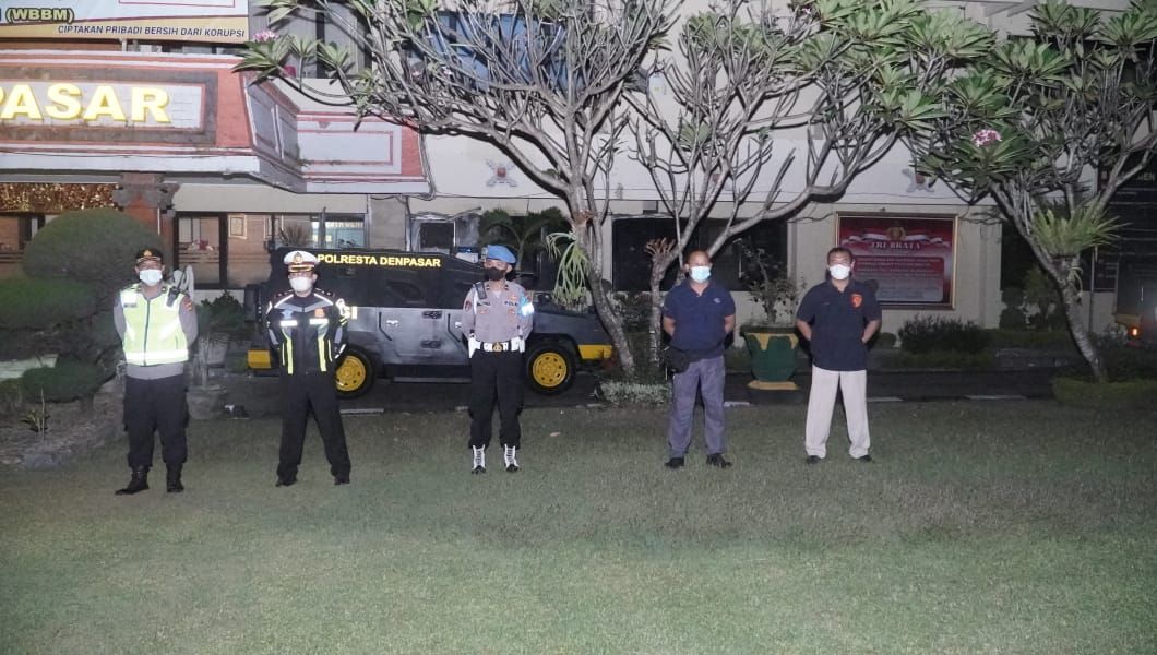 podiumnews.com-Polres Denpasar Gelar Patroli Antisipasi Balap Liar dan Kamtibmas