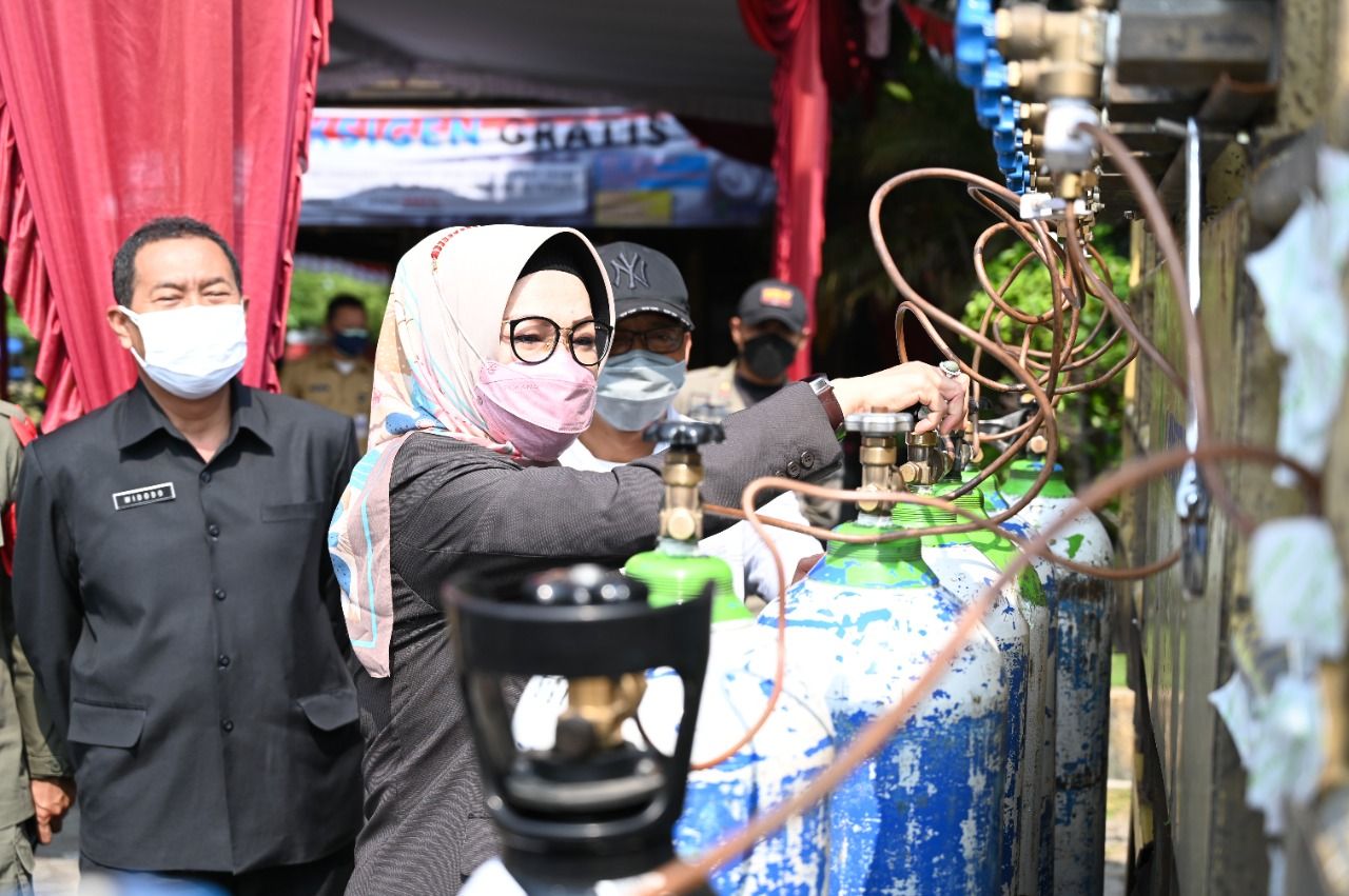 podiumnews.com-Oksigen Gratis untuk Masyarakat Sukoharjo