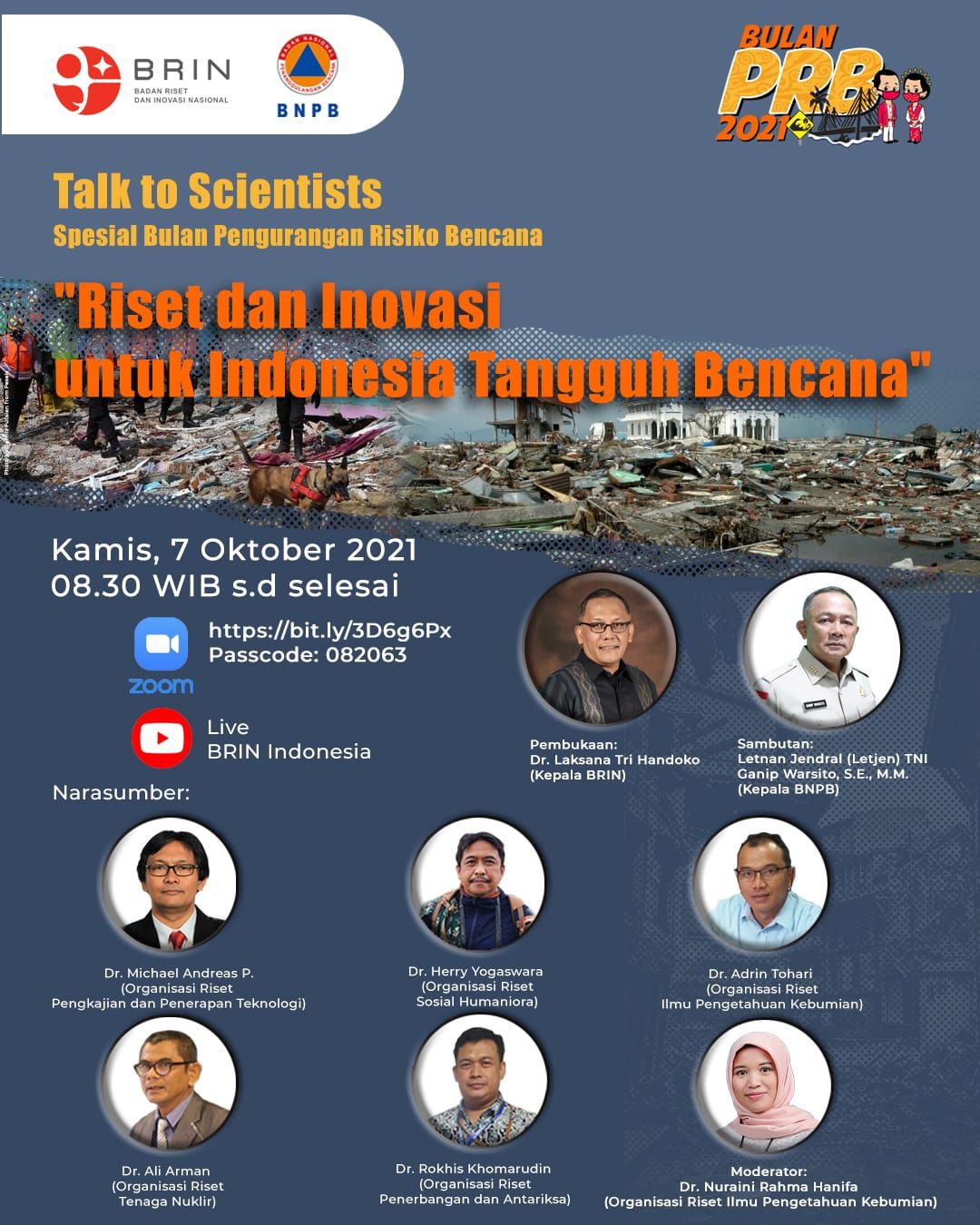 podiumnews.com-Riset dan Inovasi untuk Indonesia Tangguh Bencana