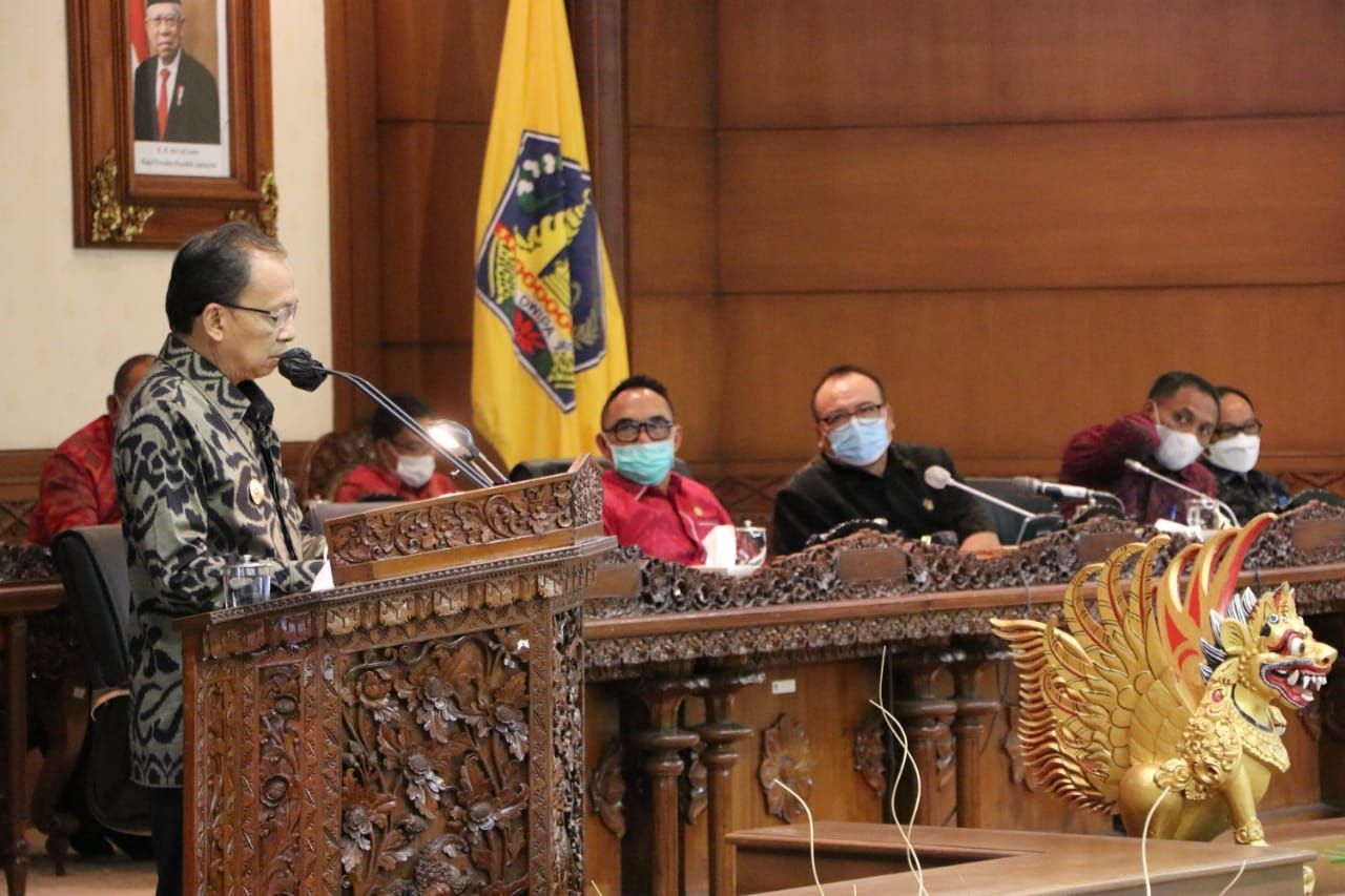 podiumnews.com-Sah! DPRD Tetapkan Perda APBD Bali Tahun Anggaran 2022