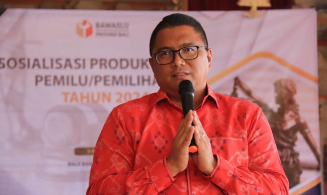 podiumnews.com-Bawaslu Sosialisasi Produk Hukum Pemilu dan Pemilihan di Bangli