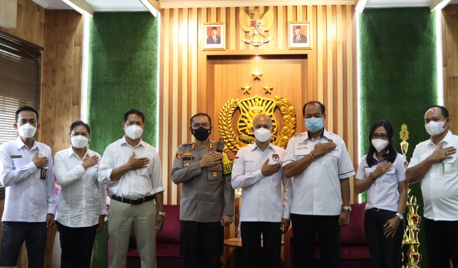 Jelang Pemilu 2024, KPU Badung-Polresta Denpasar Jalin Sinergistas 