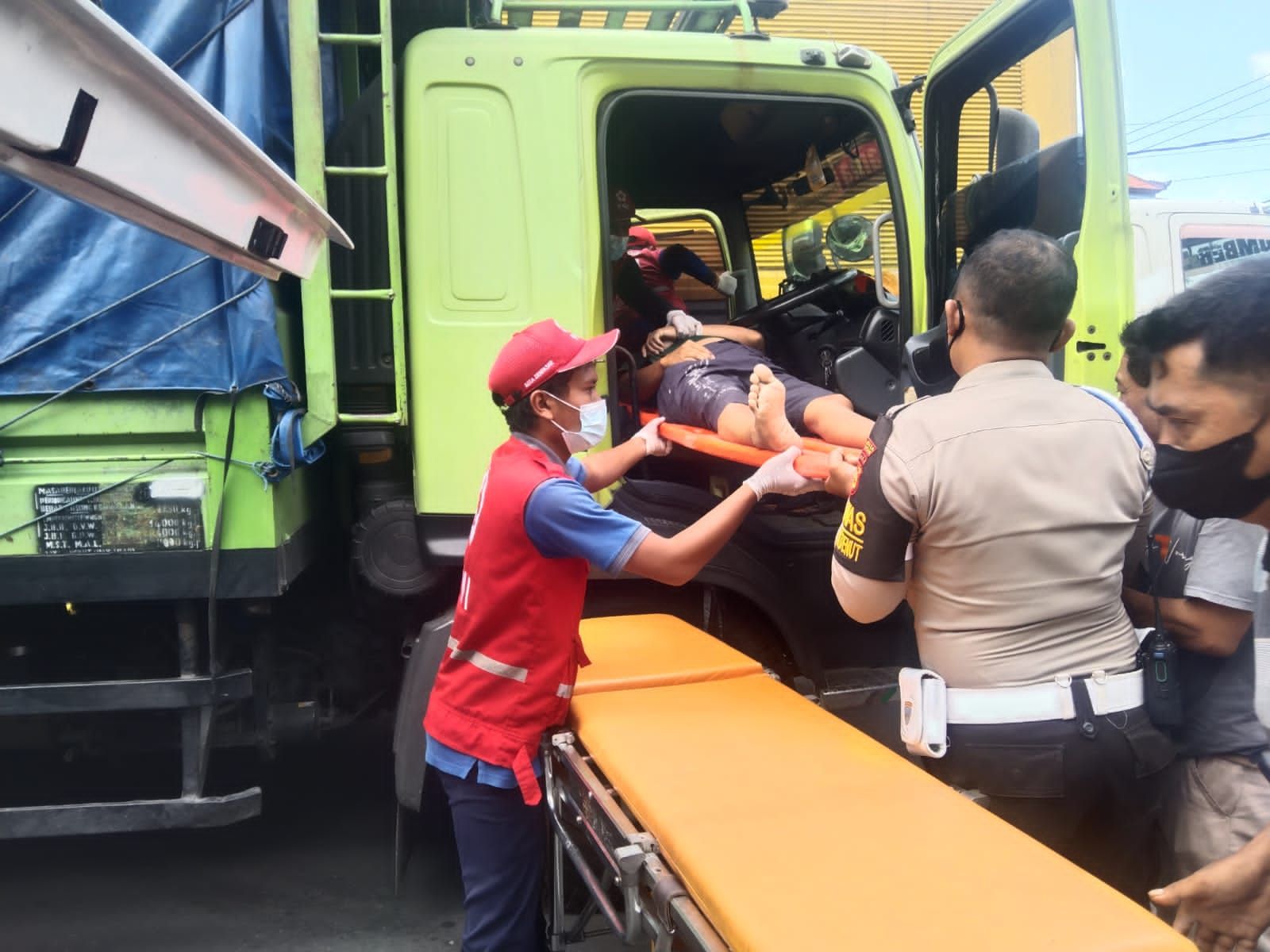 podiumnews.com-Supir Truk Tewas Diduga Akibat Sesak Nafas 