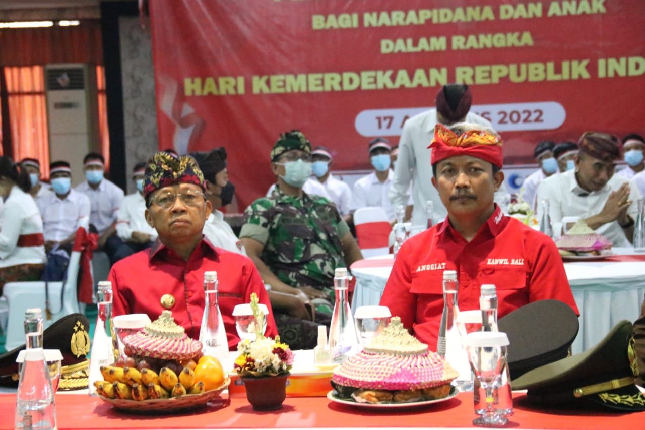 podiumnews.com-2074 Napi Lapas Kerobokan Terima Remisi HUT RI