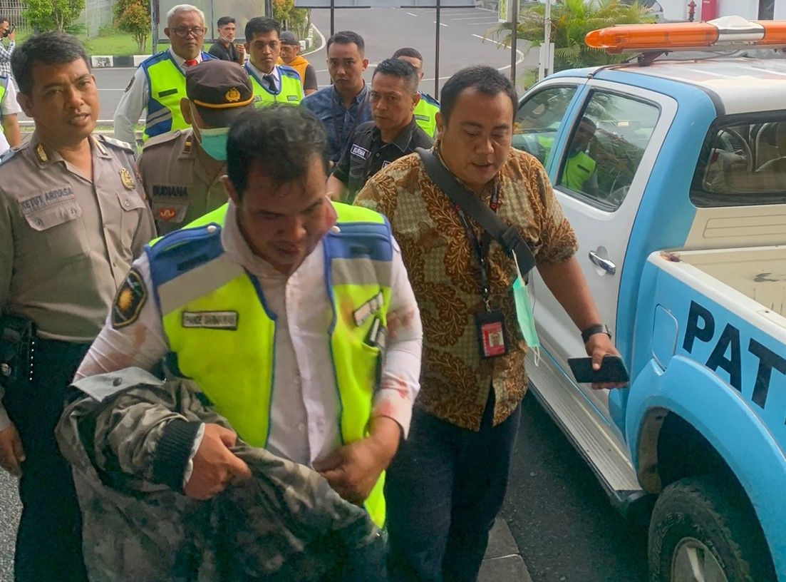podiumnews.com-Ditegur, Sopir Aniaya Sekuriti Bandara Ngurah Rai