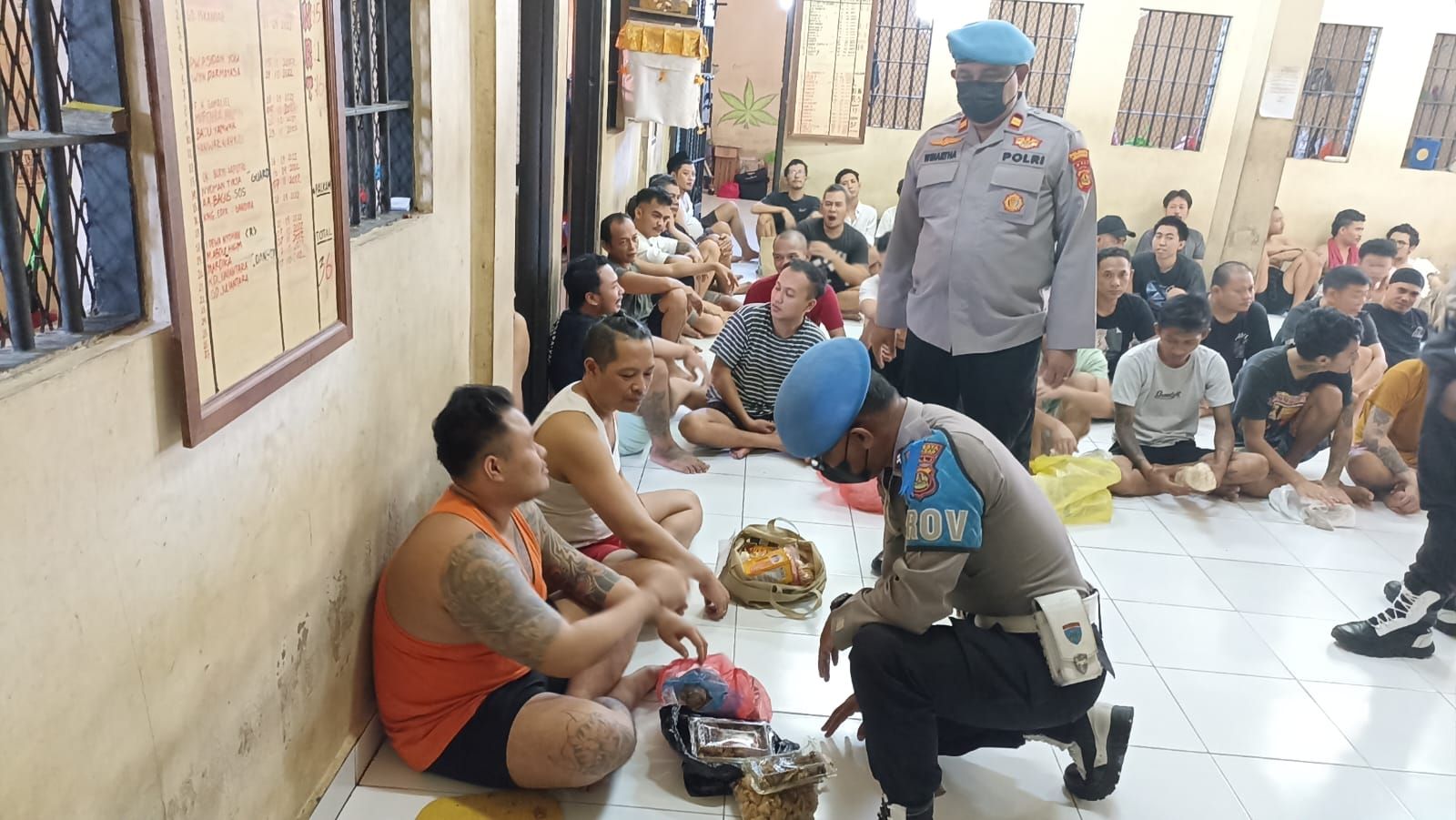 podiumnews.com-Propam Gelar Sidak di Rutan Polresta Denpasar