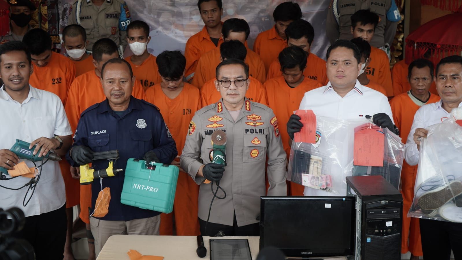 podiumnews.com-Polresta Denpasar Amankan 74 Pelaku Kejahatan