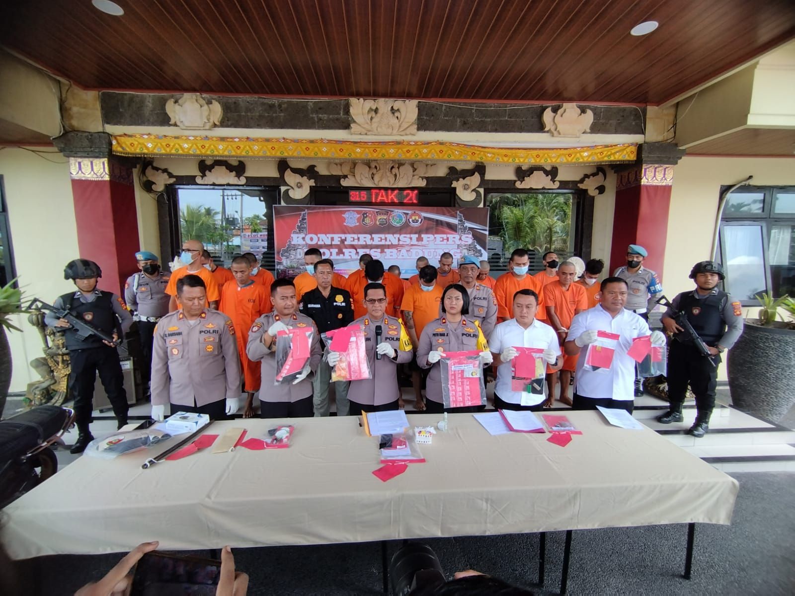 podiumnews.com-Polres Badung Ungkap 22 Kasus Narkotika dan Curanmor