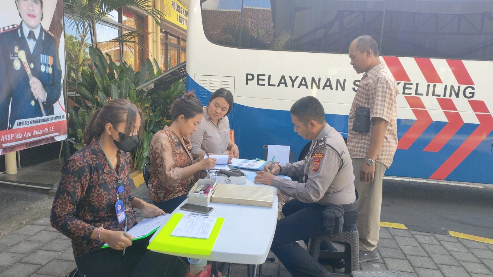 Polres Bandara Adakan Pelayanan SIM Keliling