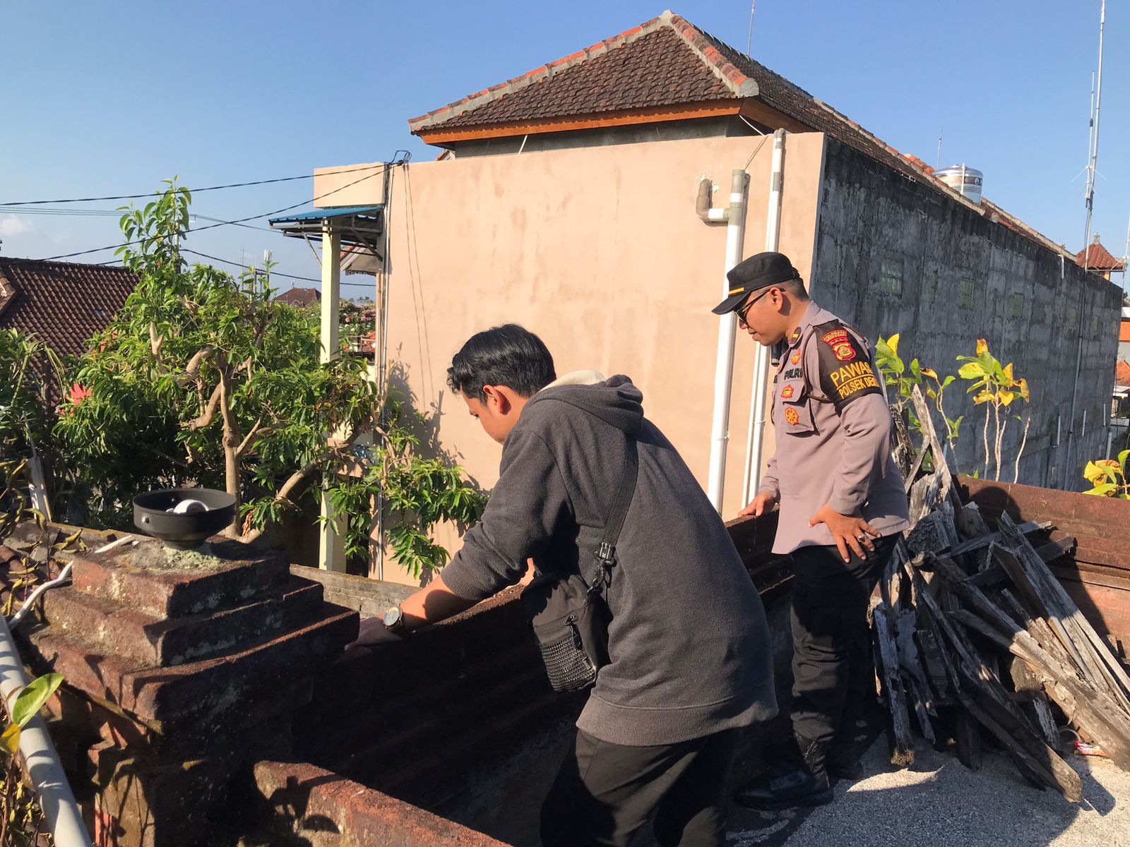 podiumnews.com-Gedung SDN 1 Tonja Nyaris Terbakar